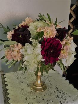 Marsala Theme Centerpiece