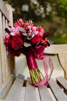 red flowers